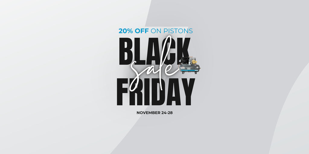 Black Friday Deals: 20% Off Piston Air Compressors