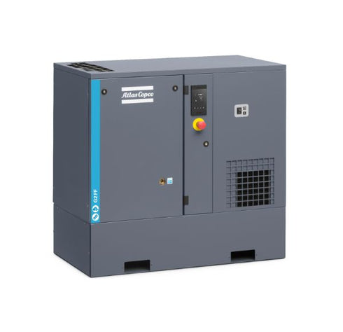 Front View of standalone 7.5 HP Rotary Screw Air Compressor G5.