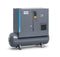 Front view of 10 HP Rotary Screw Air Compressor G7 with integrated dryer.