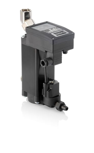 Side View of Condensate Electronic Drain.